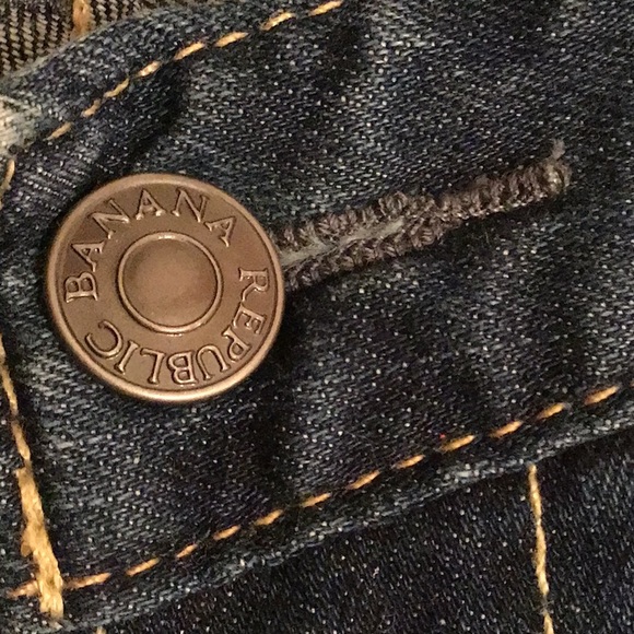 BANANA REPUBLIC BLUE WASH DENIM JEANS SZ 27/4 - Picture 5 of 12